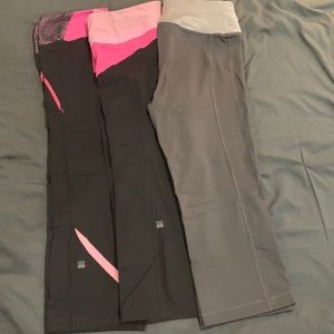 3 Victoria Secret Capri workout leggings